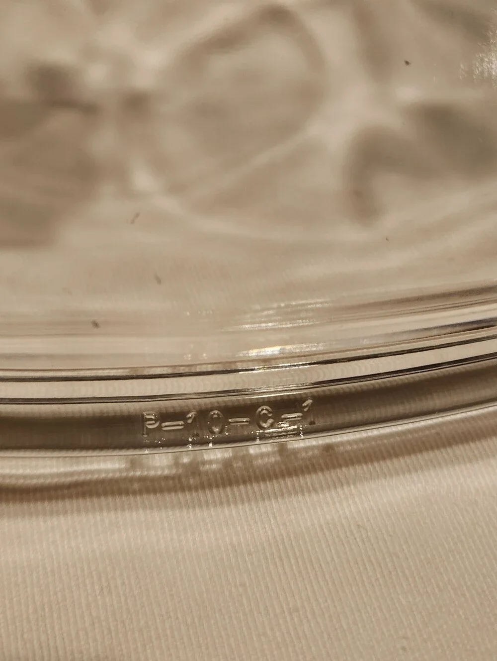Pyrex clear glass